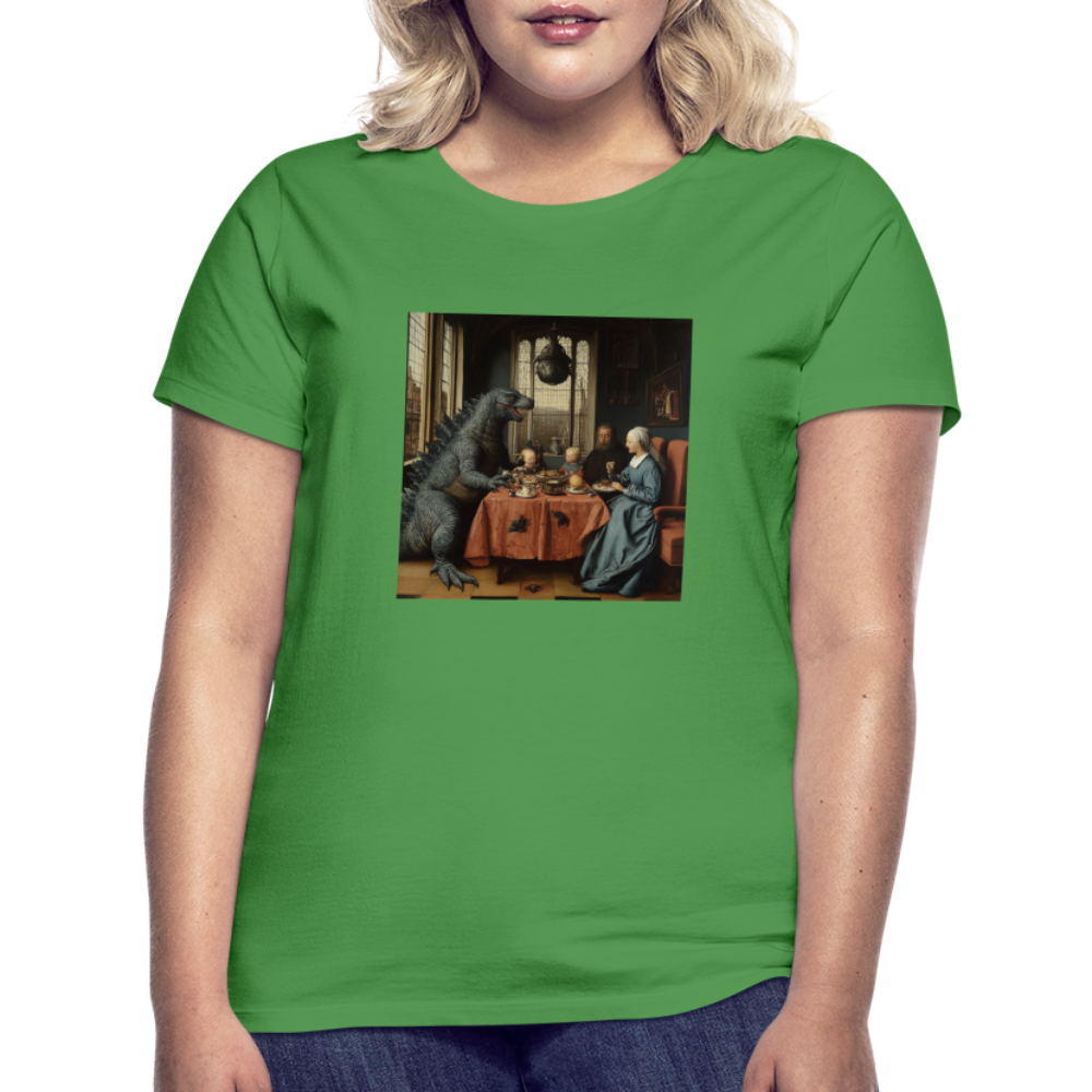 Familjens Fest med Gäst, T-shirt dam - kellygrön