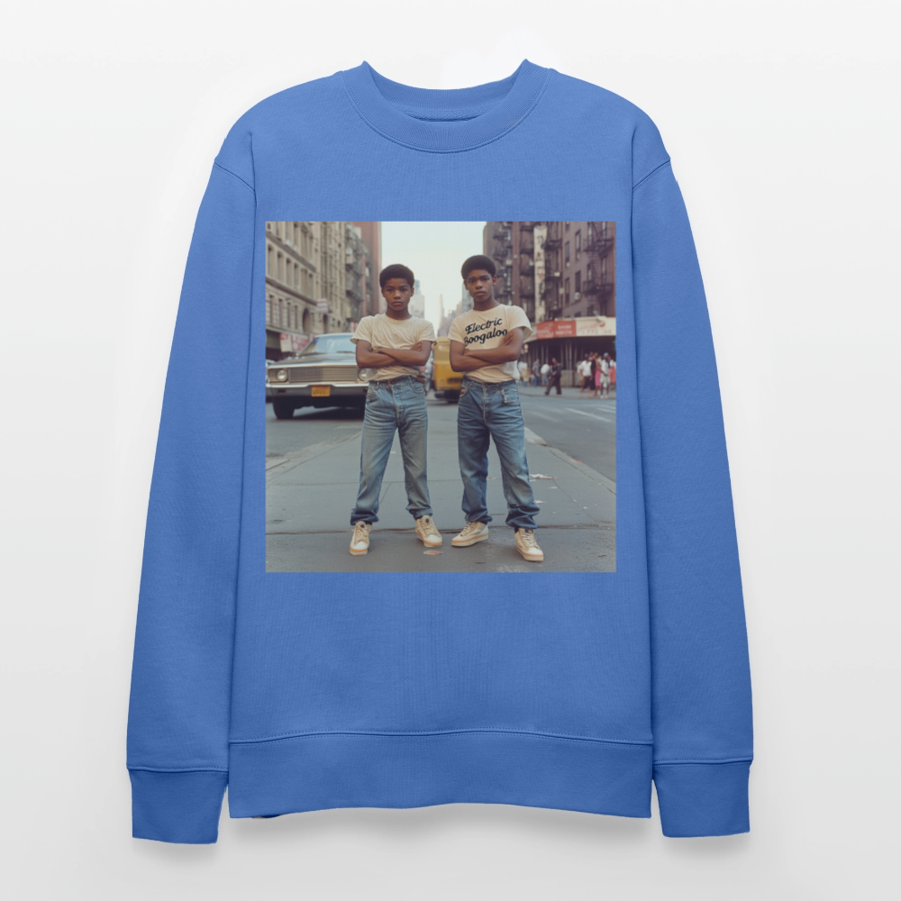 Electric Boogaloo 1975, Ekologisk sweatshirt CHANGER unisex från Stanley/Stella - blå