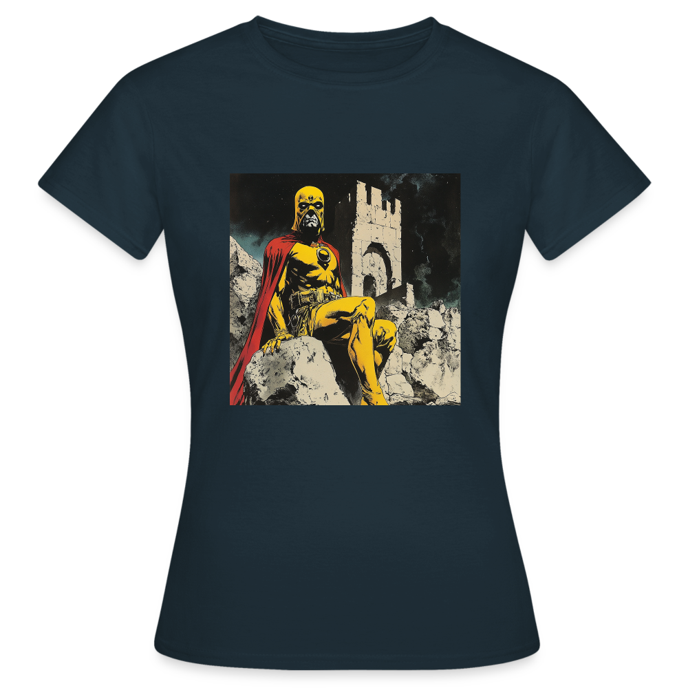 Orkalon, T-shirt dam - marinblå