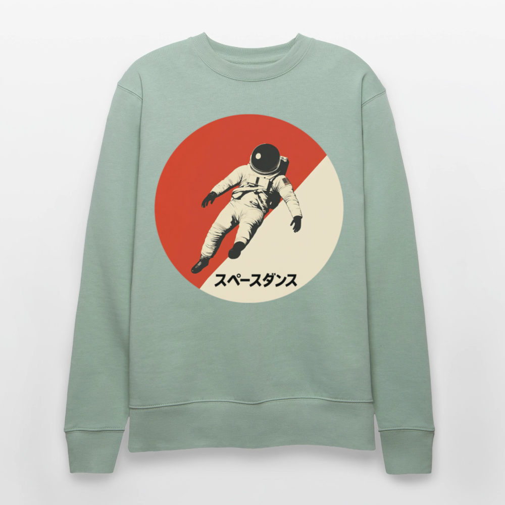 Space Dance, Ekologisk sweatshirt CHANGER unisex från Stanley/Stella - ljus grågrön