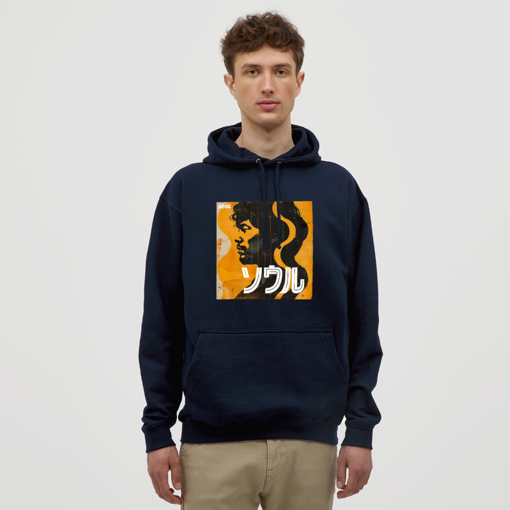 Nippon Grooves, Luvtröja unisex - marinblå