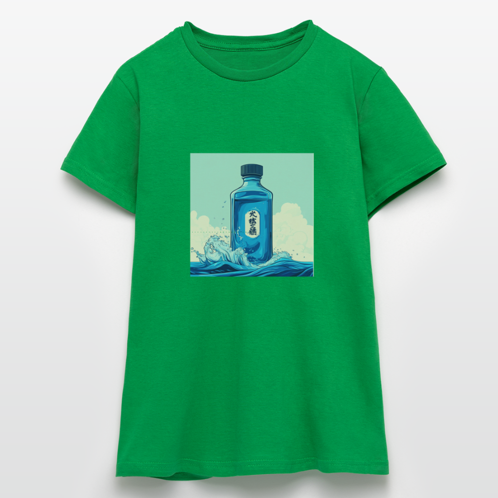 I Blått och Tystnad, T-shirt dam - kellygrön