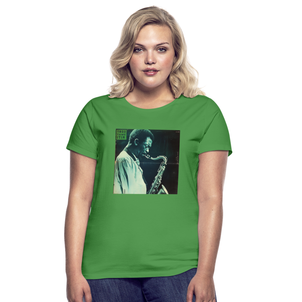 Gåtfull figur i jazzens underground, T-shirt dam - kellygrön