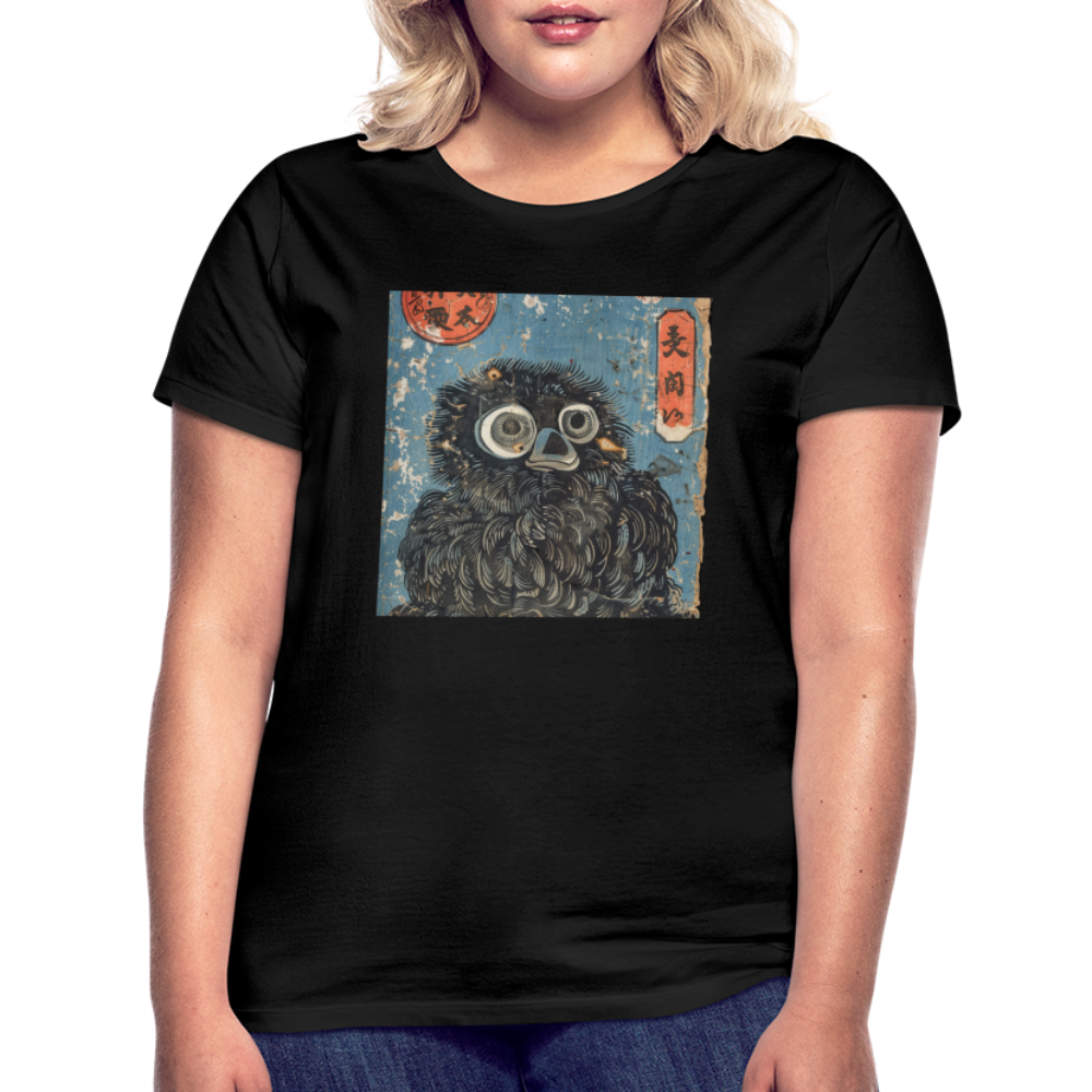 Denimiko, T-shirt dam - svart