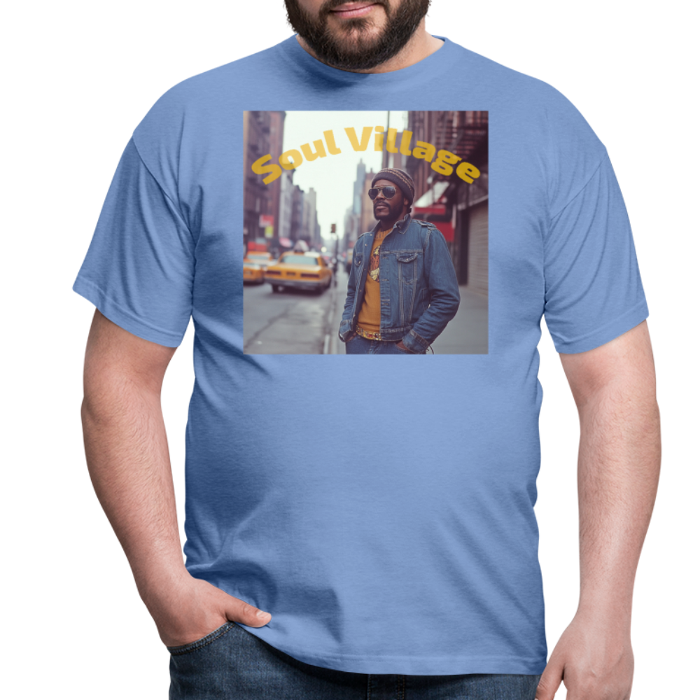 Soul Village, T-shirt herr - carolina blue