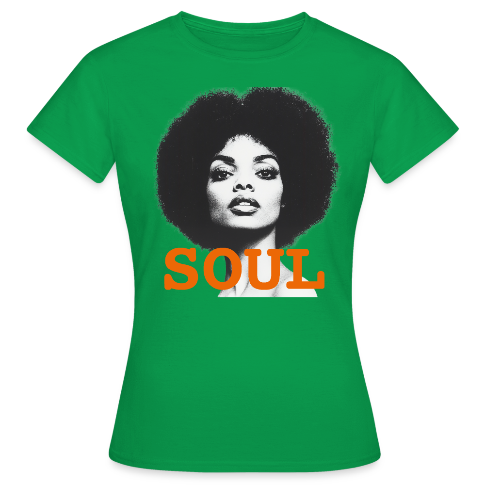 Soul PWR, T-shirt dam - kellygrön