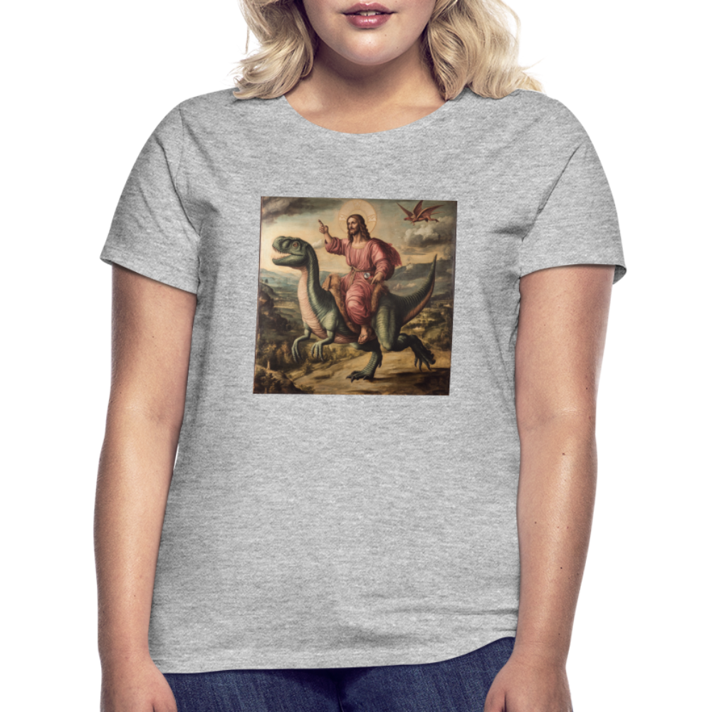 Ritten genom Tiden, T-shirt dam - gråmelerad