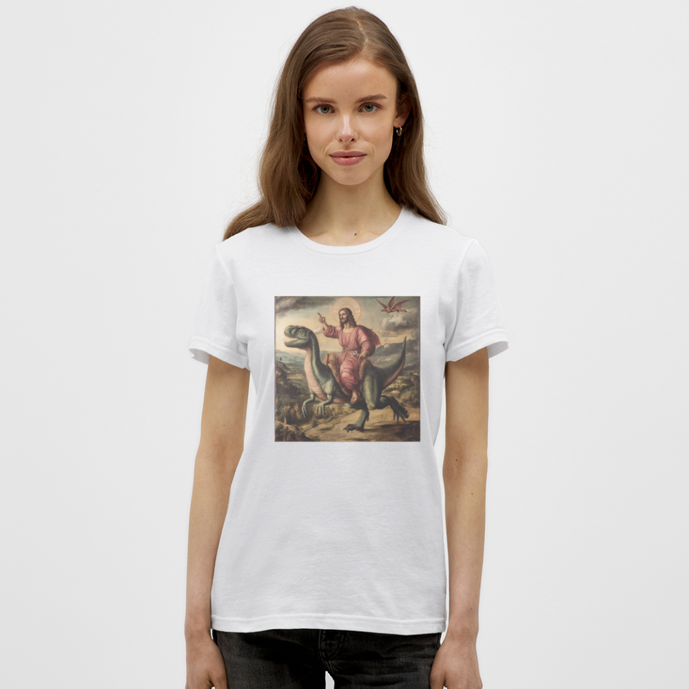 Ritten genom Tiden, T-shirt dam - vit