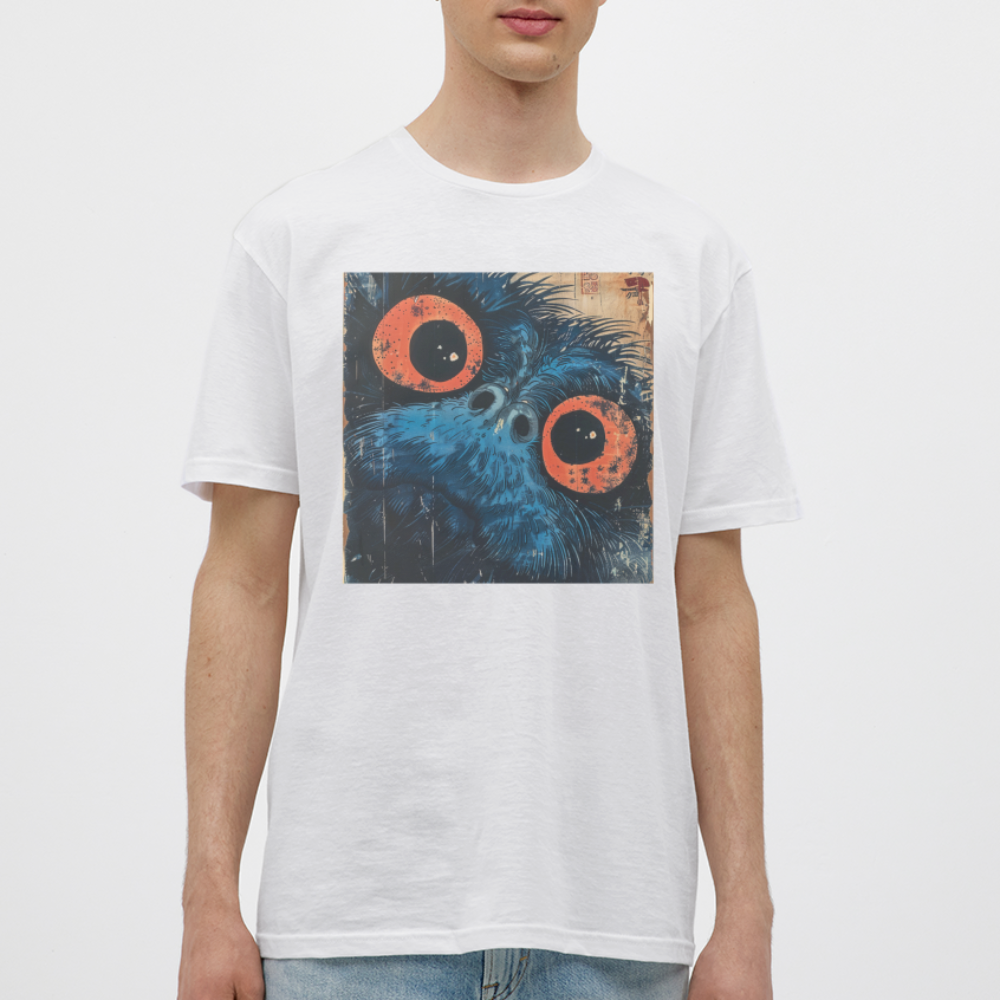 Den blå vännen, T-shirt herr - vit