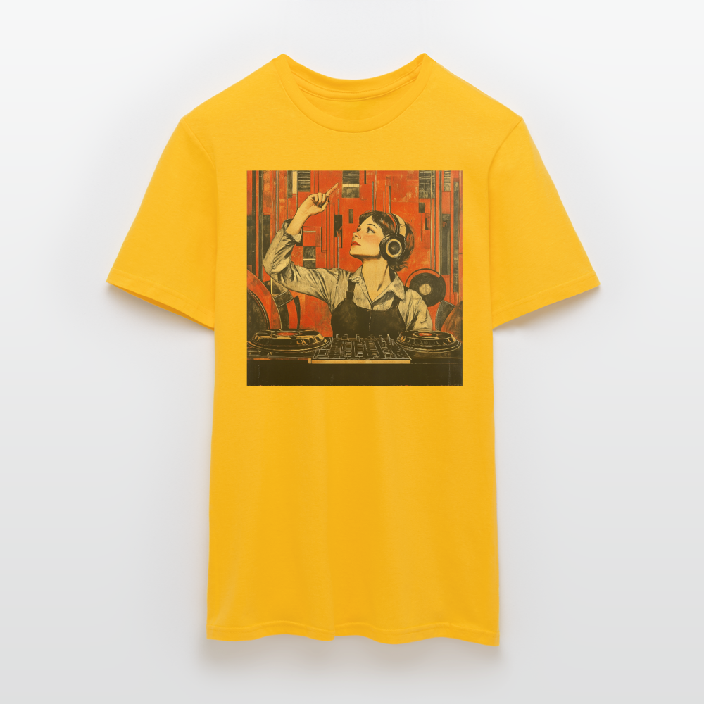 Revolutionens Rytm, T-shirt herr - gul