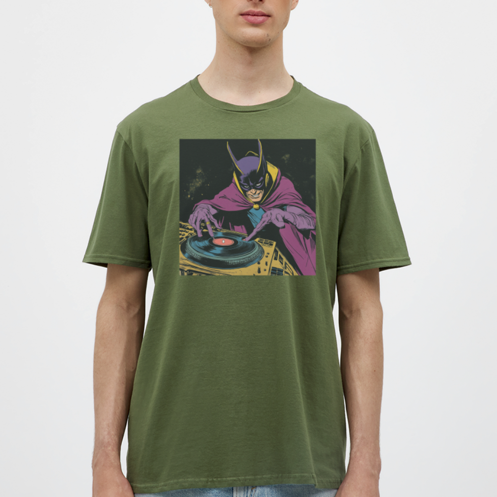 Purple Pulse, T-shirt herr - Militärgrön