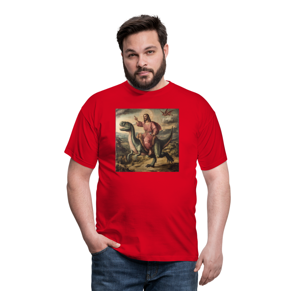 Ritten genom Tiden, T-shirt herr - röd
