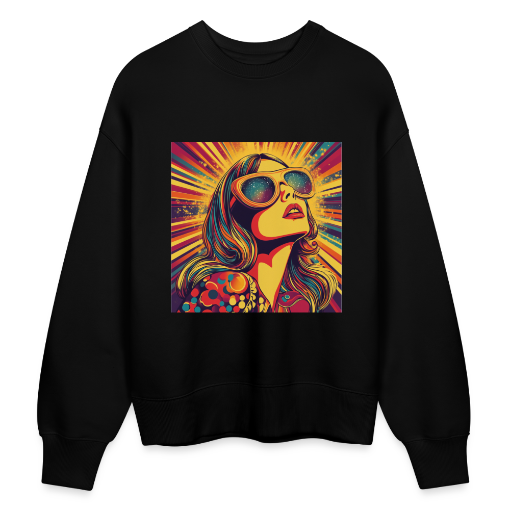 Disco Fever, Ekologisk oversizetröja RADDER unisex från Stanley/Stella - svart