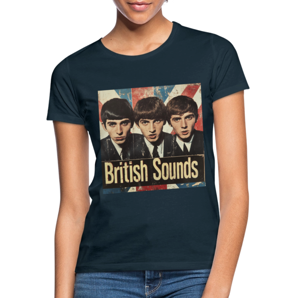 British sounds 1965, T-shirt dam - marinblå