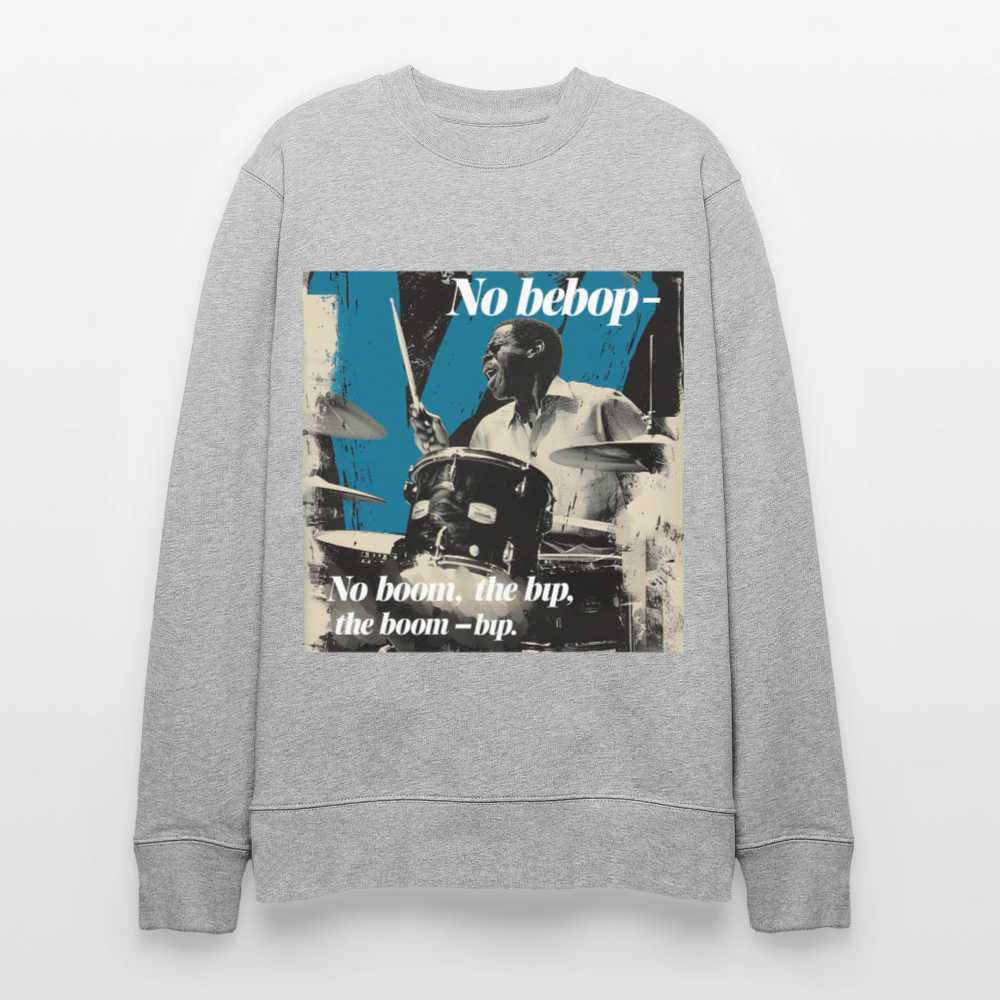Push It Bebop, Ekologisk sweatshirt CHANGER unisex från Stanley/Stella - gråmelerad