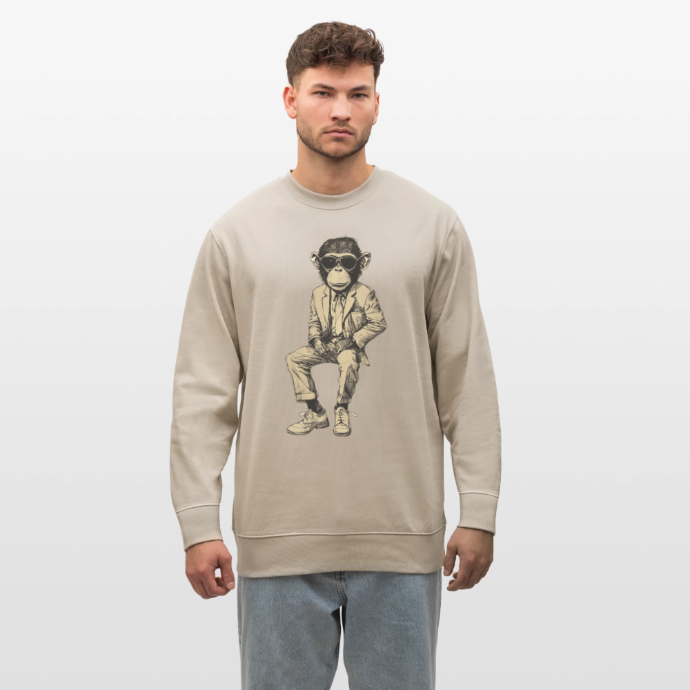 Mod Monkey, Ekologisk sweatshirt CHANGER unisex från Stanley/Stella - beige
