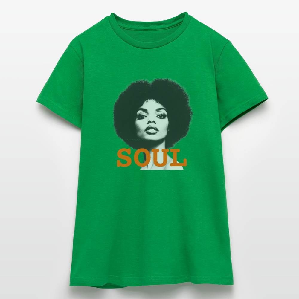 Soul PWR, T-shirt dam - kellygrön
