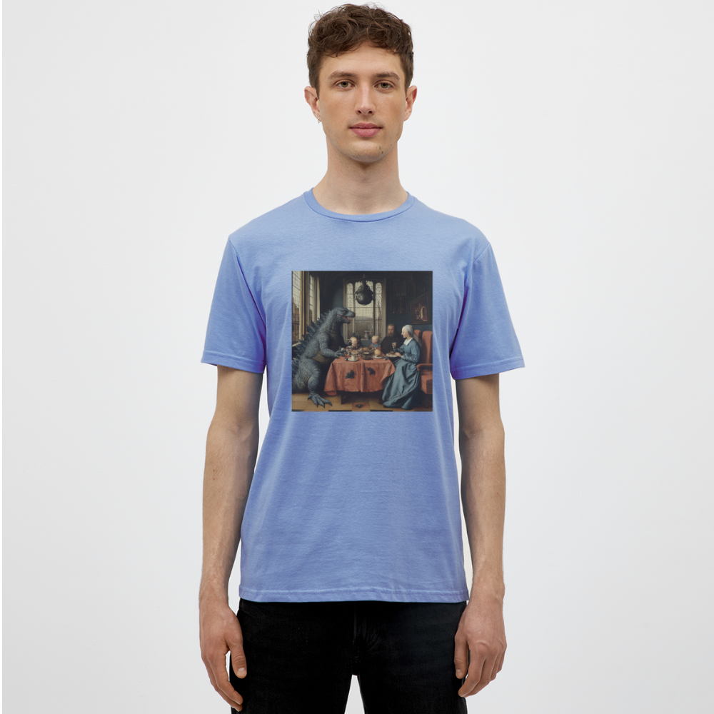 Familjens Fest med Gäst,T-shirt herr - carolina blue
