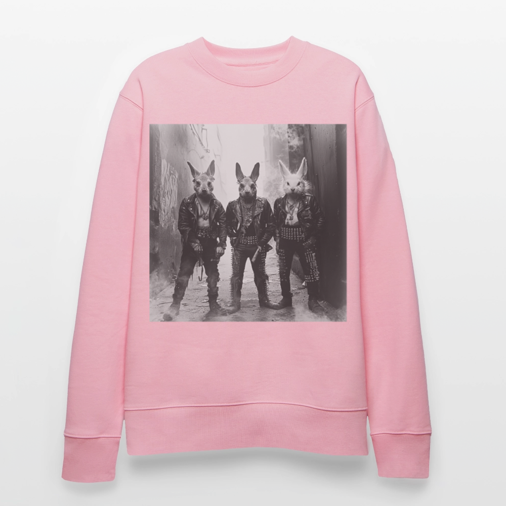 The Hare Raisers, Ekologisk sweatshirt CHANGER unisex från Stanley/Stella - ljusrosa