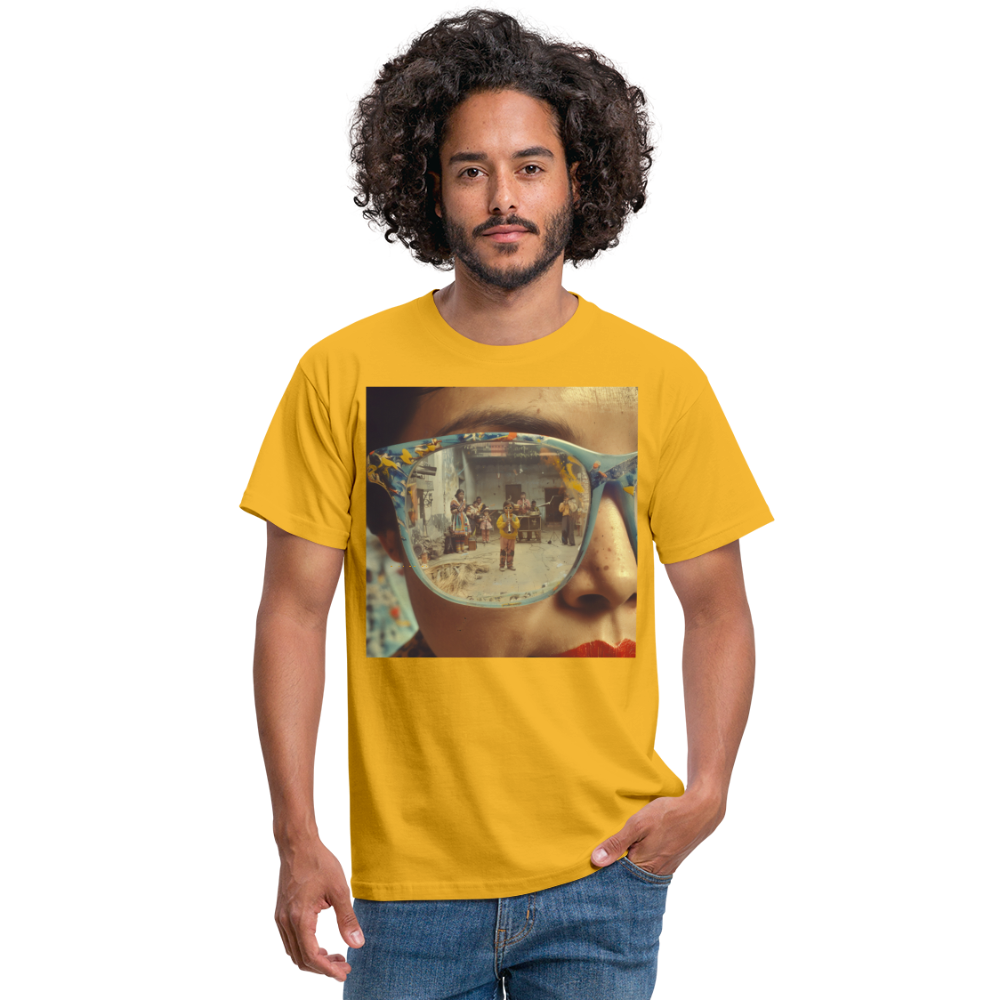 Reflektioner av Anderna, T-shirt herr - gul