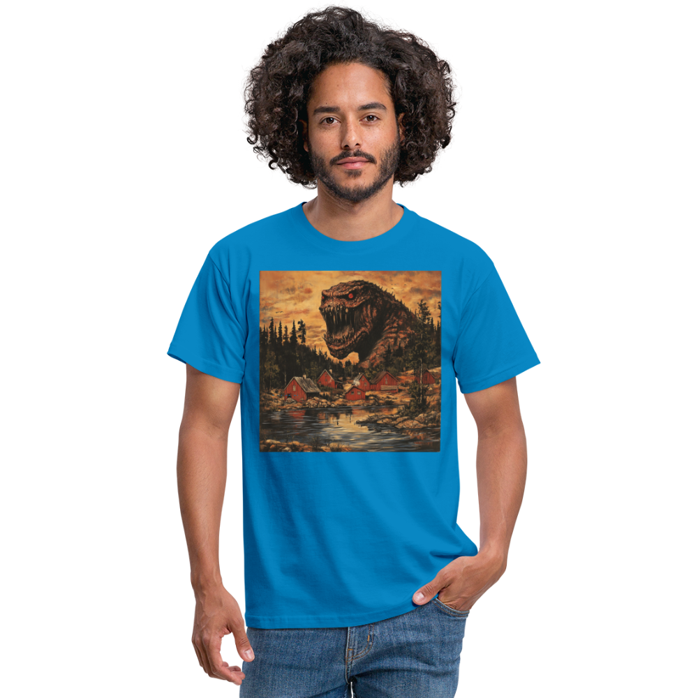 När Draken Vaknade vid Siljan, T-shirt herr - kungsblå
