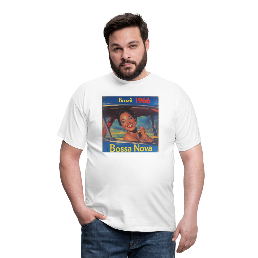 Isabela Costa, brazil 1966, T-shirt herr - vit
