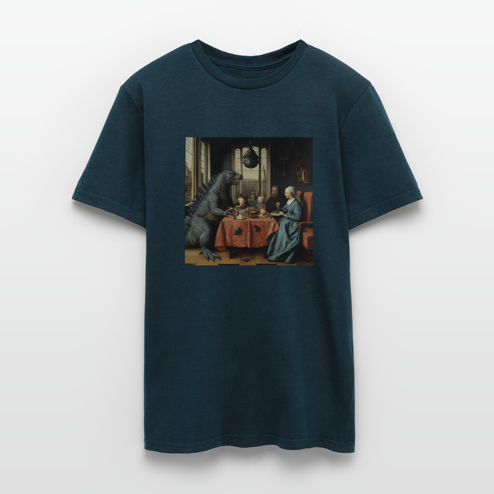 Familjens Fest med Gäst,T-shirt herr - marinblå