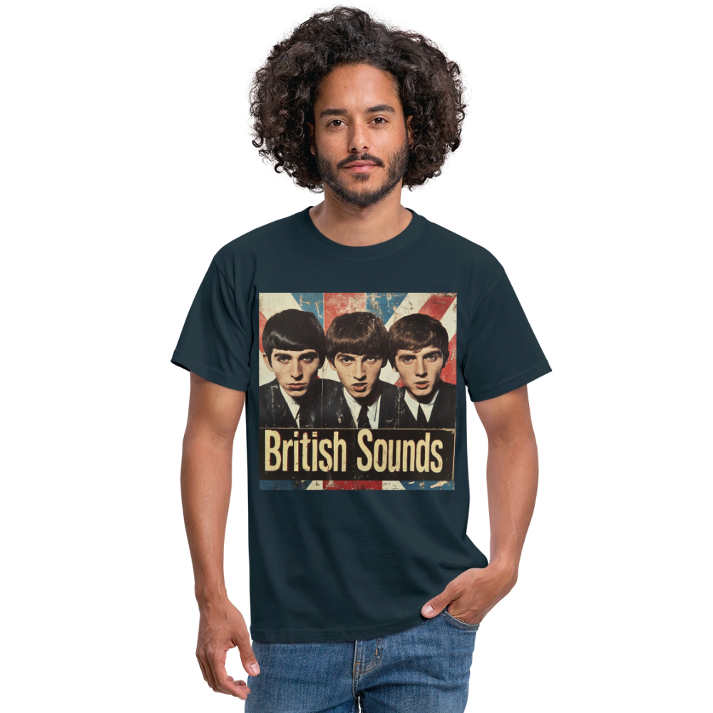 British sounds 1965, T-shirt herr - marinblå