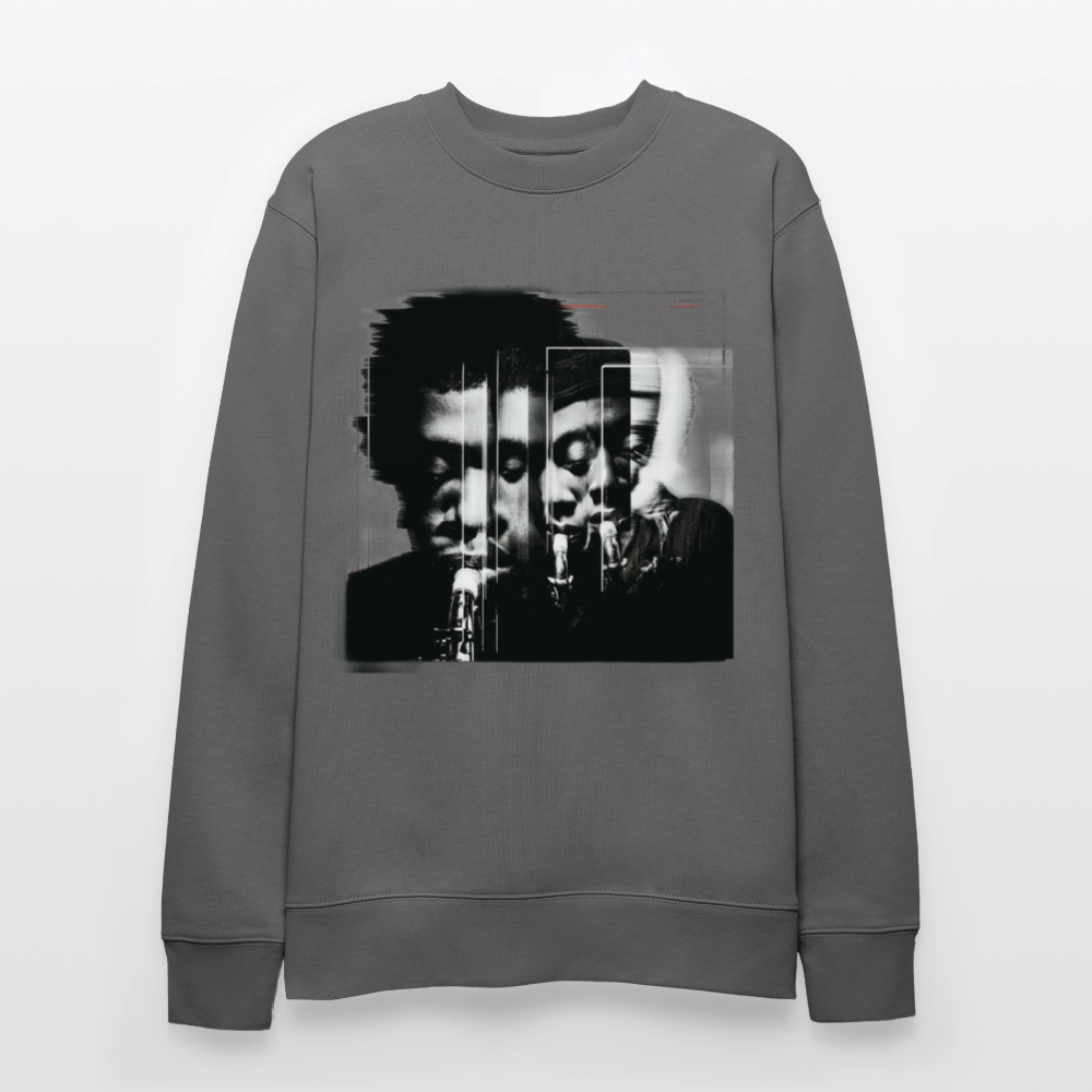 Between Breaths, Ekologisk sweatshirt CHANGER unisex från Stanley/Stella - kolgrå