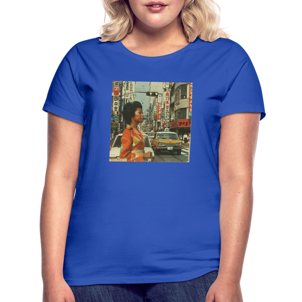 Yumi Sakamoto, T-shirt dam - royalblå