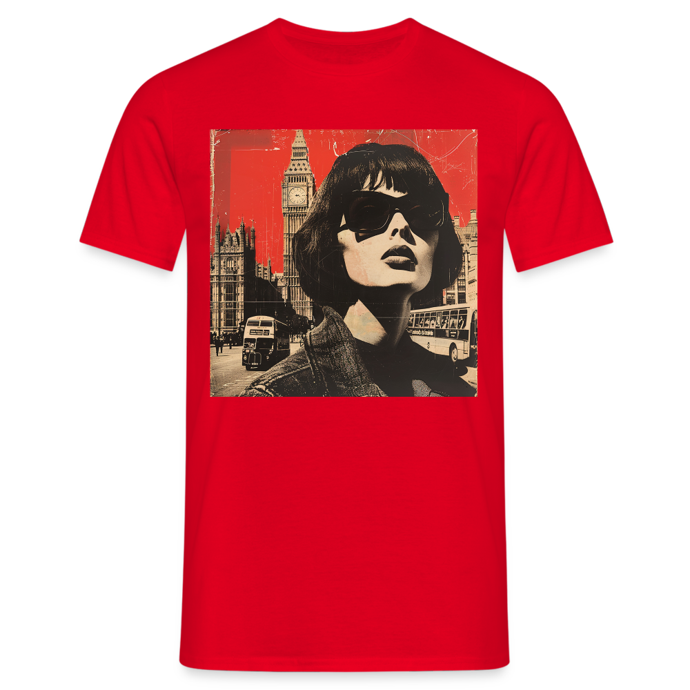 T-shirt herr - röd