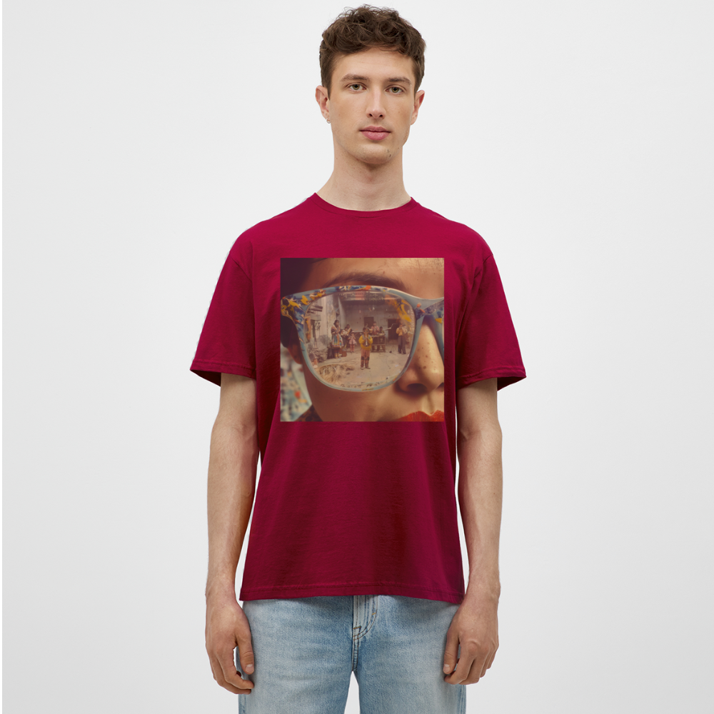 Reflektioner av Anderna, T-shirt herr - tegelröd