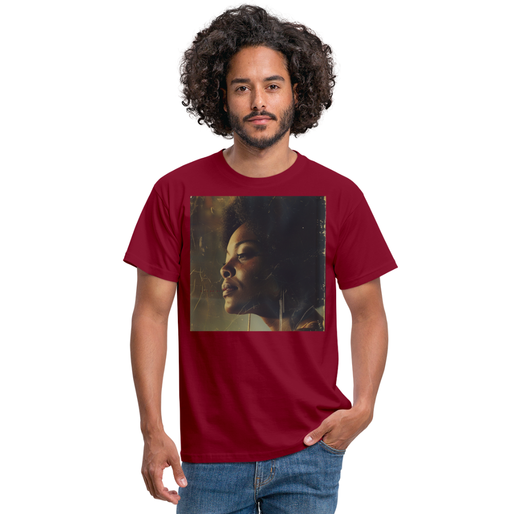 Echoes of Blue, T-shirt herr - tegelröd