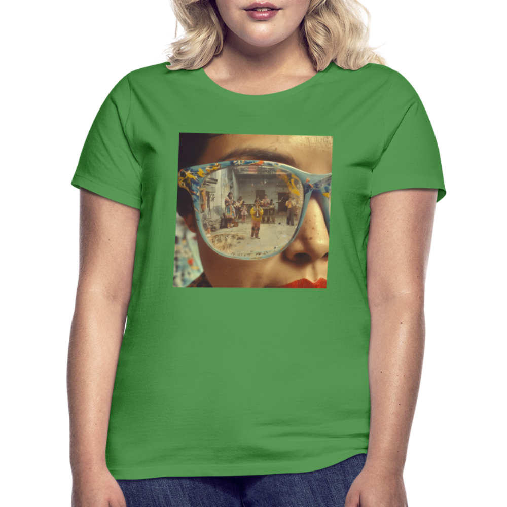 Reflektioner av Anderna, T-shirt dam - kellygrön