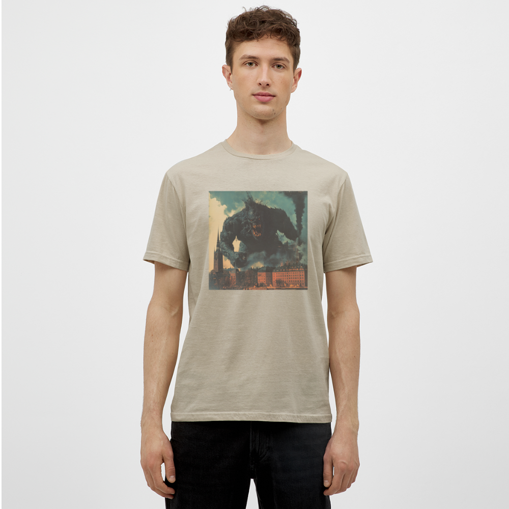 Helvetesstorm över Staden, T-shirt herr - sandbeige