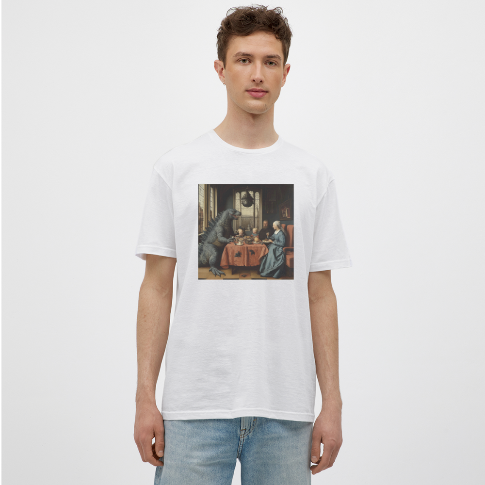 Familjens Fest med Gäst,T-shirt herr - vit