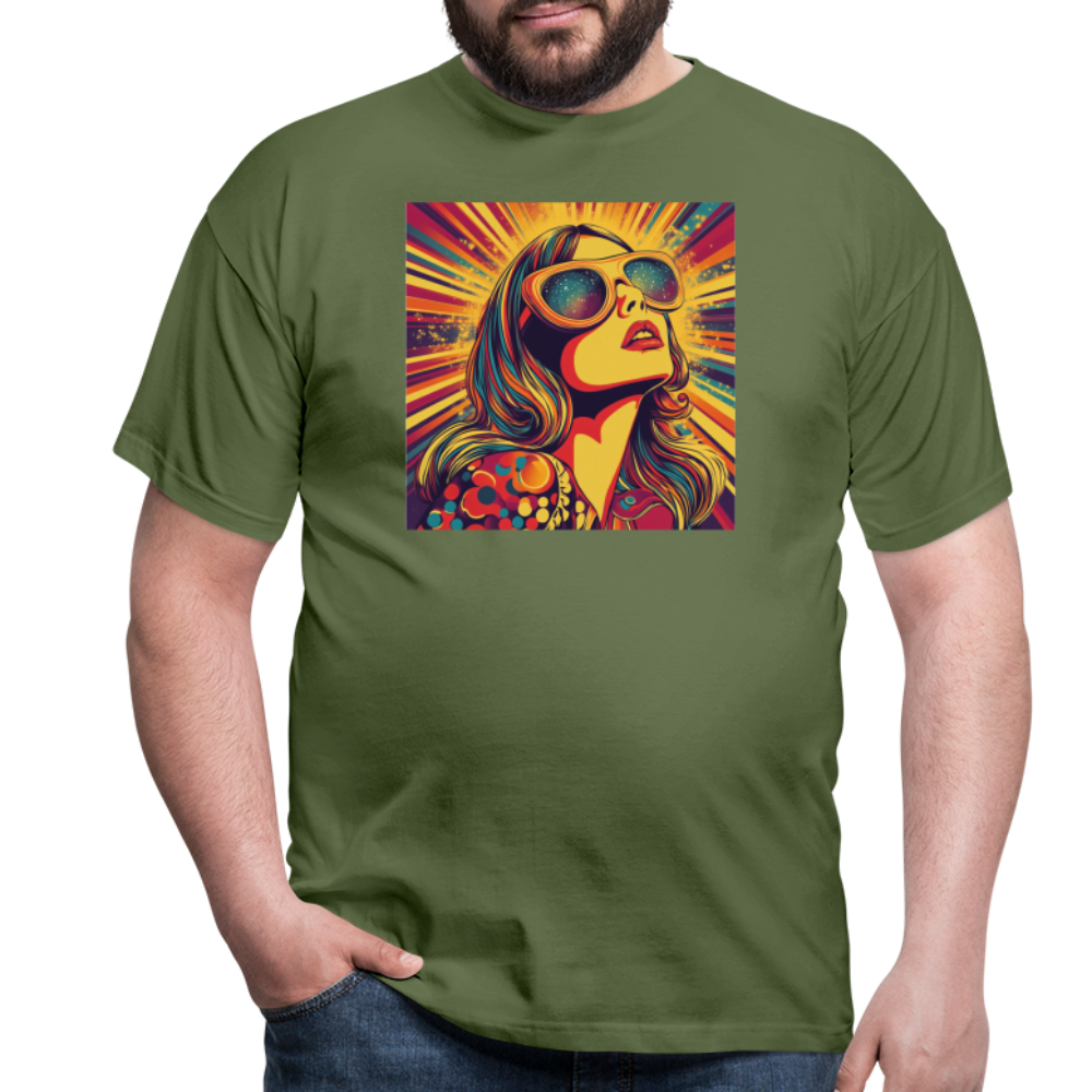 Disco Fever, T-shirt herr - Militärgrön