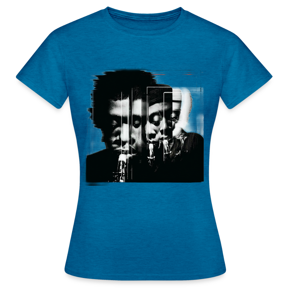 Between Breaths, T-shirt dam - antikblå safirljung