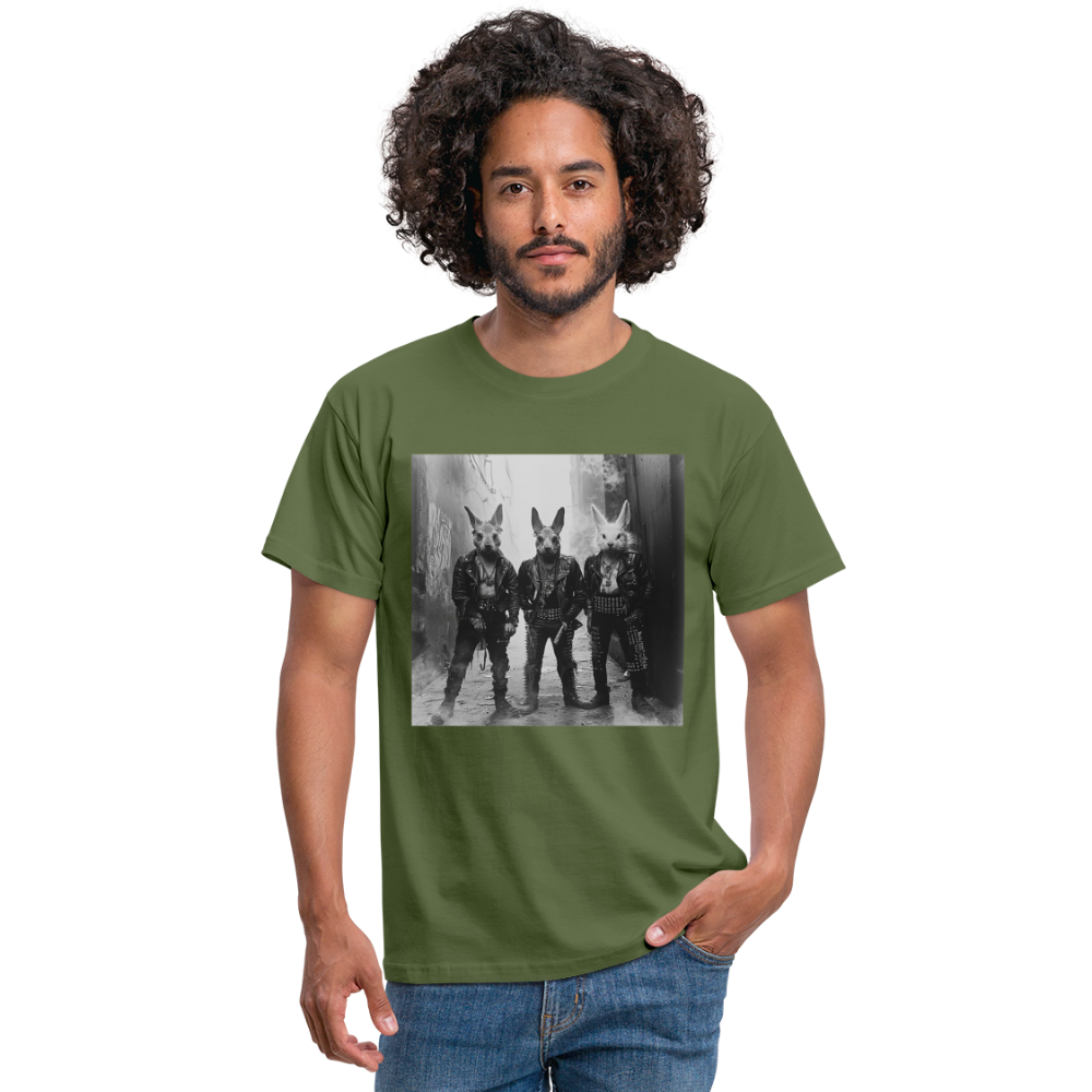 The Hare Raisers, T-shirt herr - Militärgrön