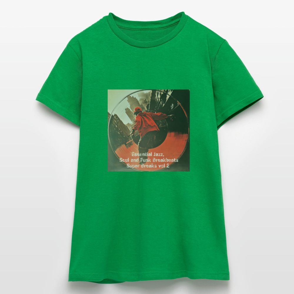 Super Breaks vol 2, T-shirt dam - kellygrön