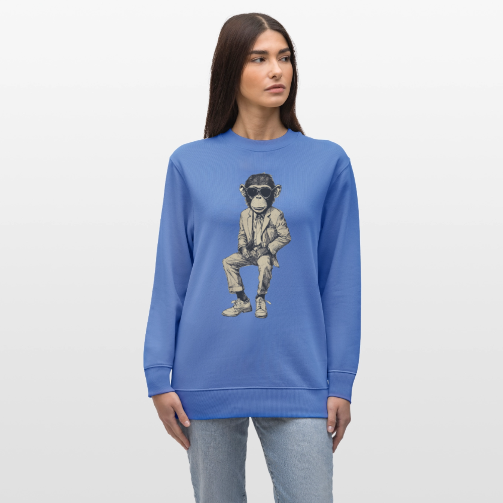 Mod Monkey, Ekologisk sweatshirt CHANGER unisex från Stanley/Stella - blå