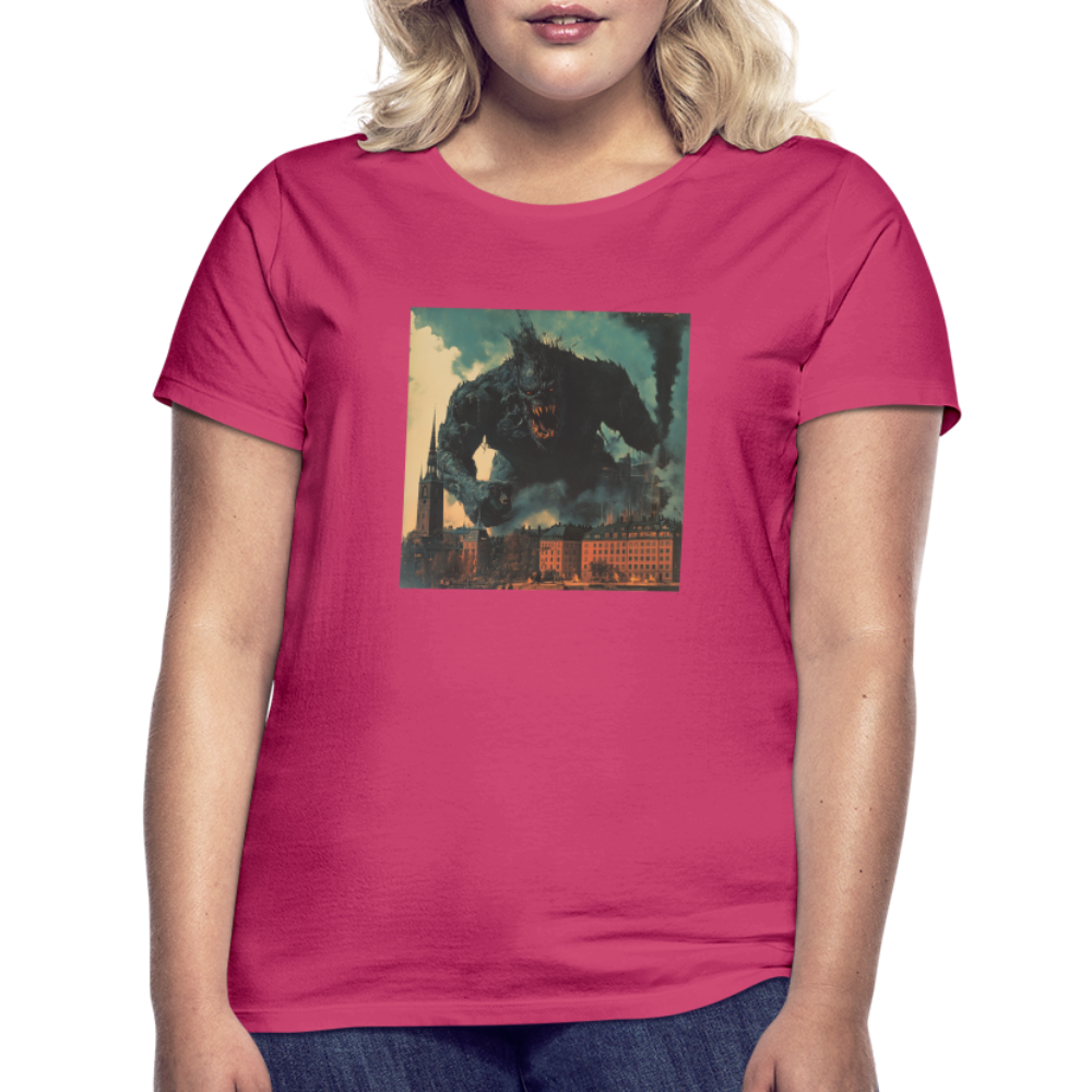 Helvetesstorm över Staden, T-shirt dam - azalea