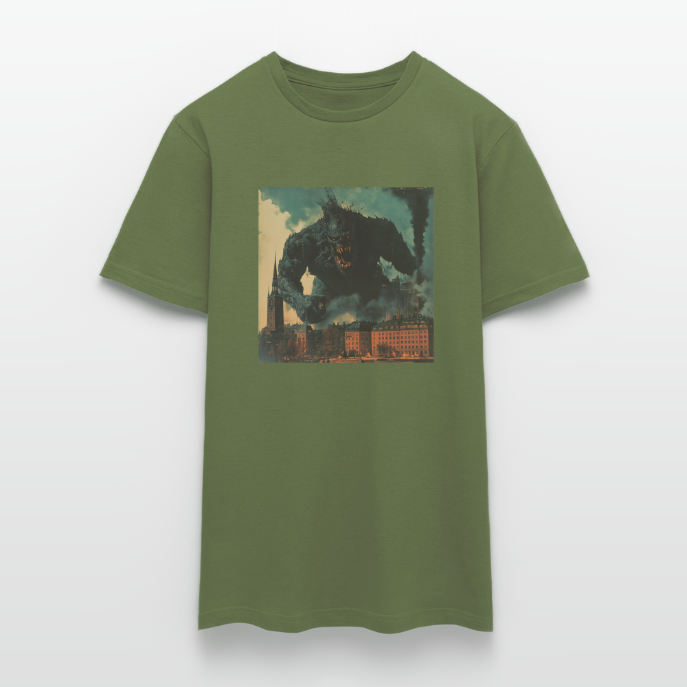 Helvetesstorm över Staden, T-shirt herr - Militärgrön