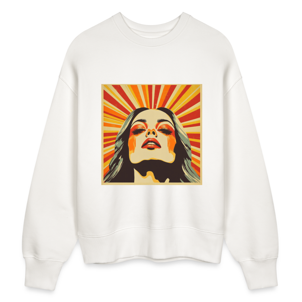 Sun Girl, Ekologisk oversizetröja RADDER unisex från Stanley/Stella - OFF WHITE