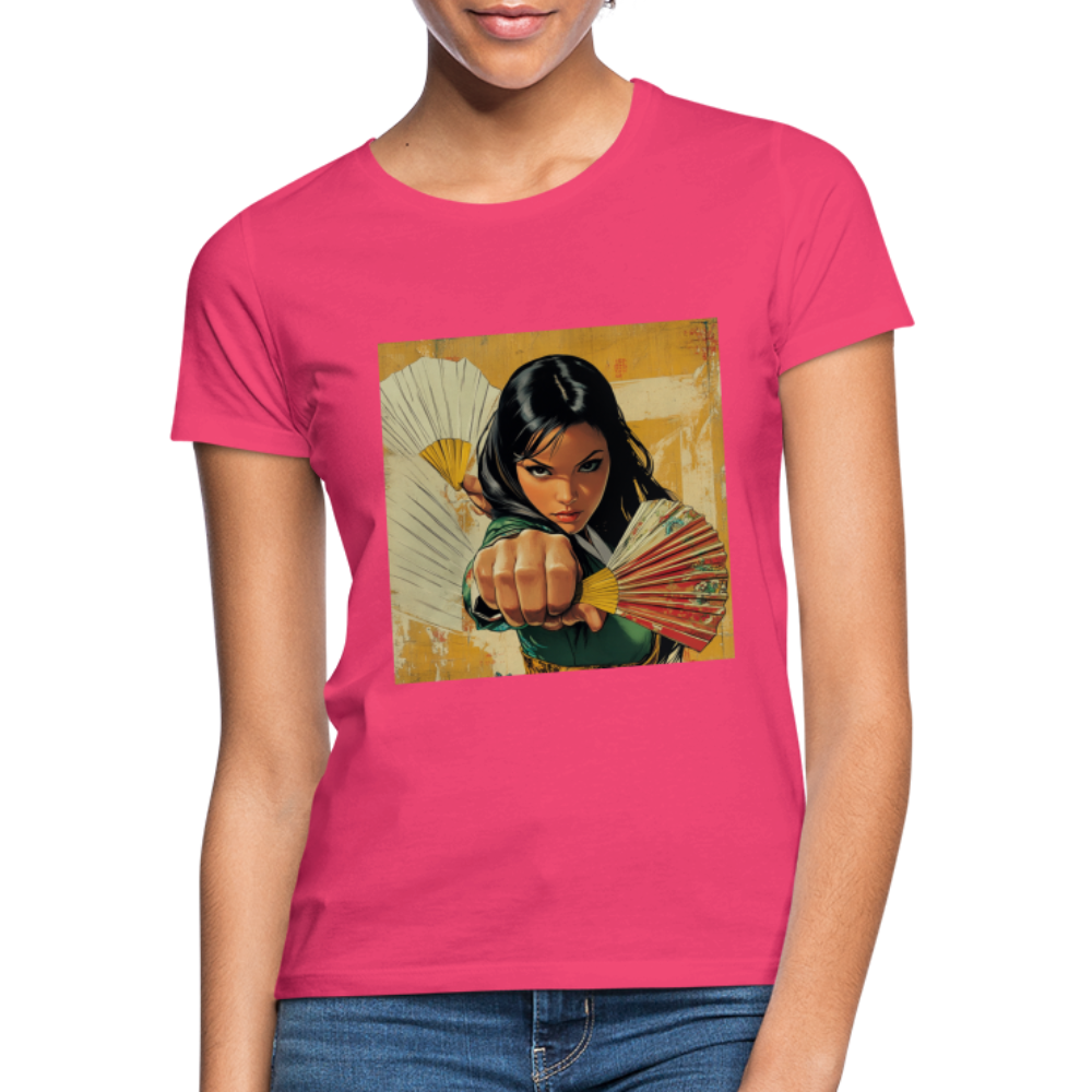 Blå Lotus , T-shirt dam - azalea