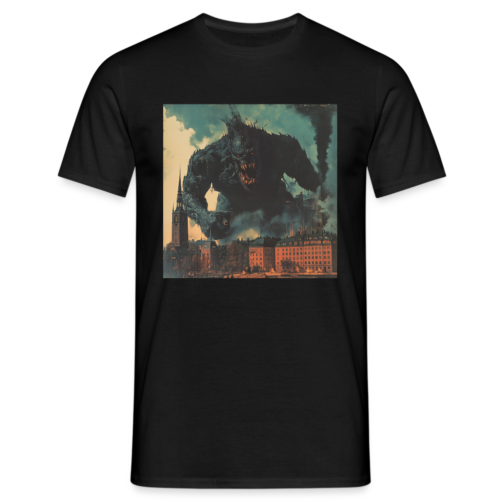 Helvetesstorm över Staden, T-shirt herr - svart