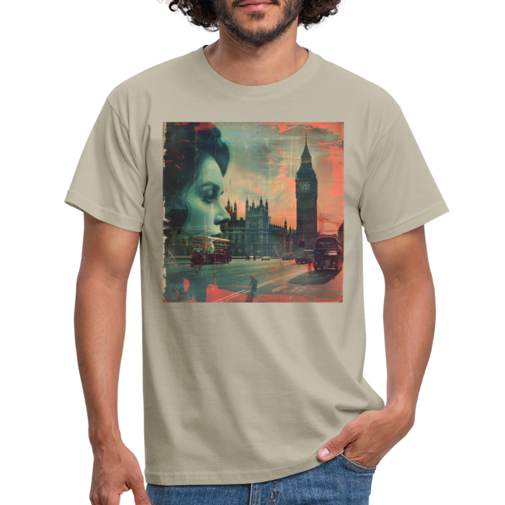 The Beat of London, T-shirt herr - sandbeige