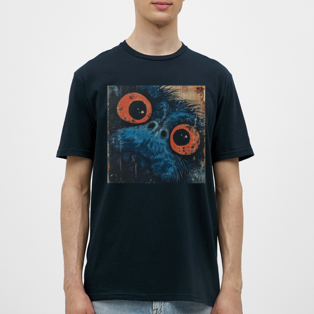 Den blå vännen, T-shirt herr - marinblå