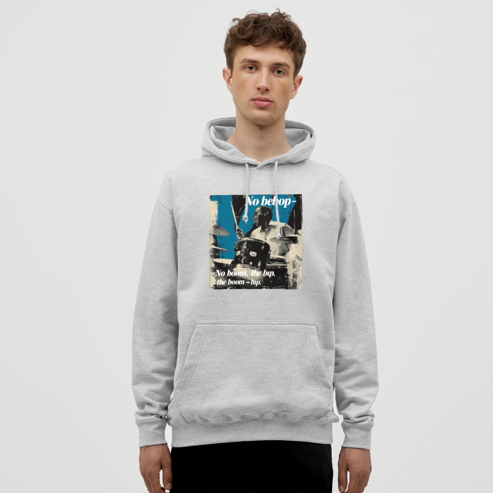Push It Bebop, Luvtröja unisex - ljusgråmelerad