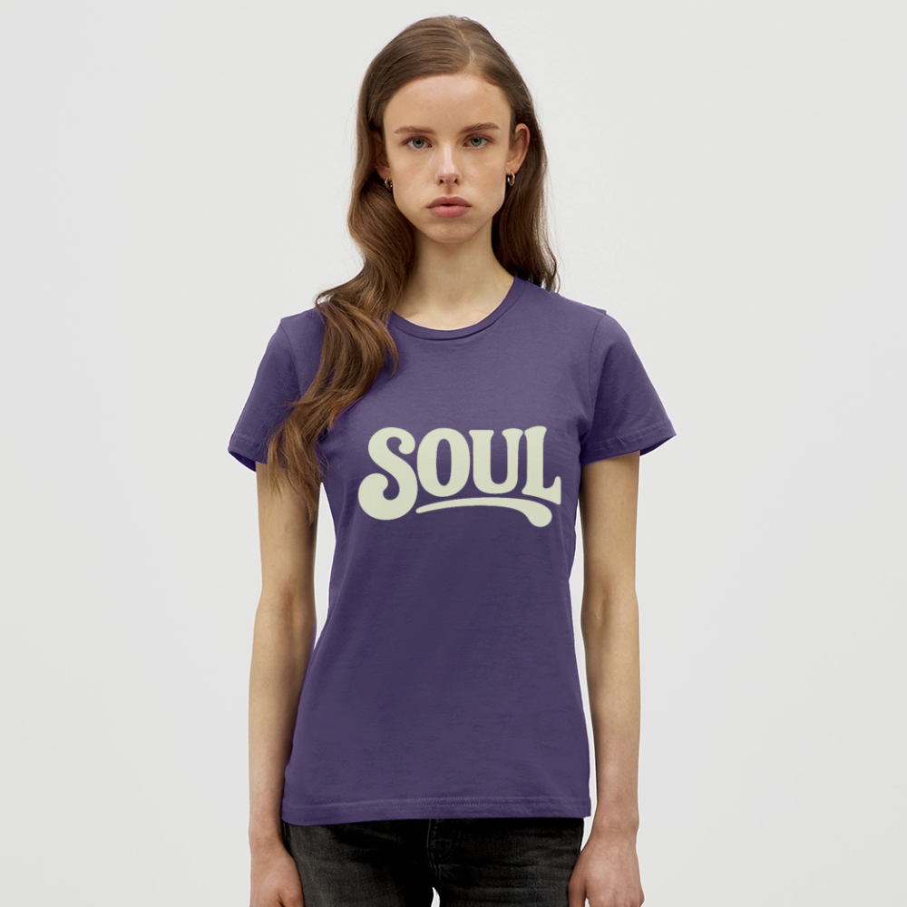 All About Soul, T-shirt dam - mörklila